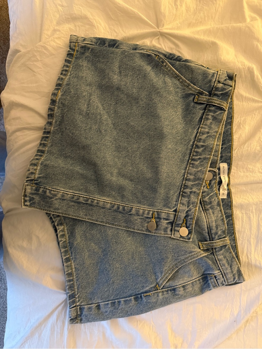 Light Blue Denim Women's Jean Skort